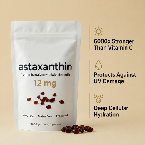 Astaxanthin 12mg Softgels