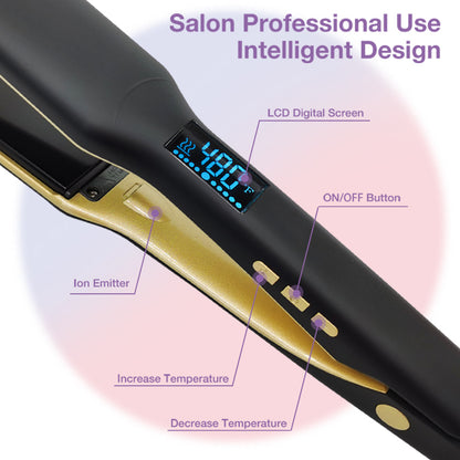 250°C Professional Ceramic Flat Iron with Negative Ions