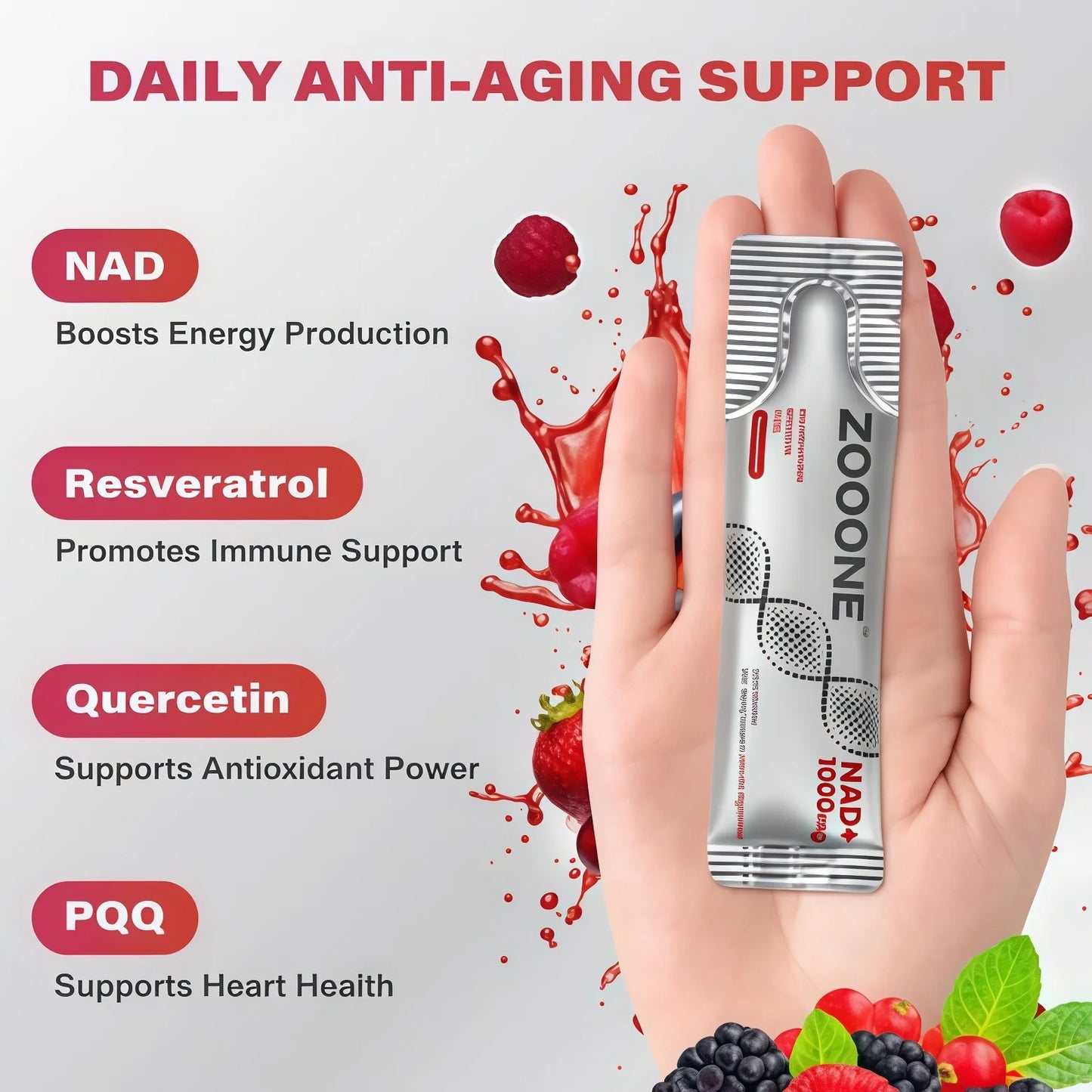 DAILY NAD+ NUTRITION SUPPORT FOREVERYDAY WELLNESS