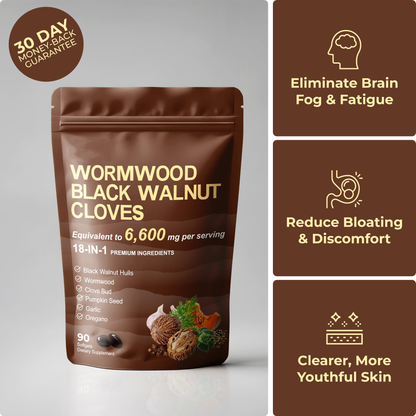 Flush Out Hidden Parasites & Larva with Wormwood Black Walnut Cloves