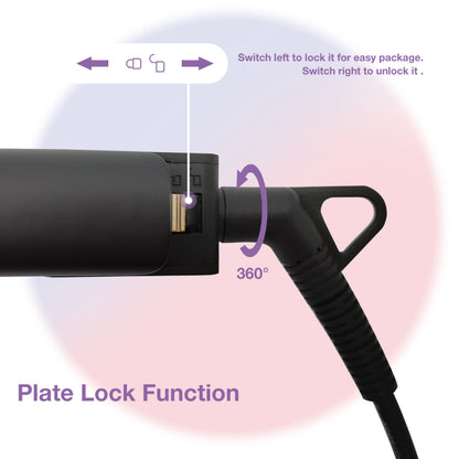 250°C Professional Ceramic Flat Iron with Negative Ions