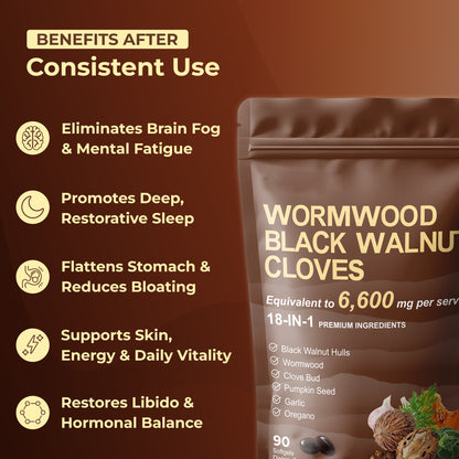 Flush Out Hidden Parasites & Larva with Wormwood Black Walnut Cloves