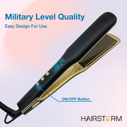 MCH Ceramic Hair Straightener | 250°C Pro Styling Flat Iron