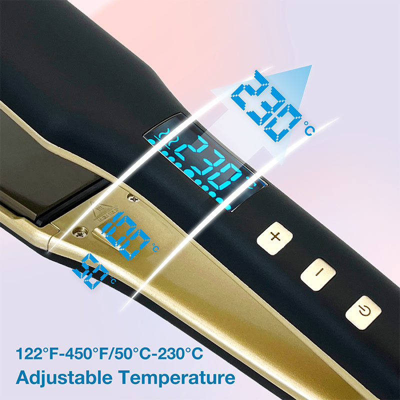 MCH Ceramic Hair Straightener | 250°C Pro Styling Flat Iron