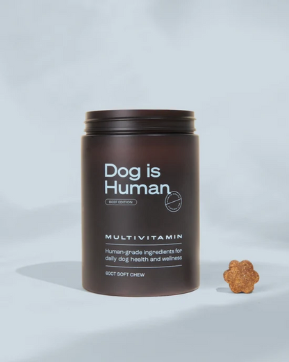 Dog is Human DM-01 The DailyMultivitamin - Human-GradeDog Vitamins & Supplements -All-in-One Chew withProbiotics, CoQ10, EssentialVitamins for All Breeds & Ages