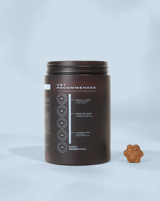 Dog is Human DM-01 The DailyMultivitamin - Human-GradeDog Vitamins & Supplements -All-in-One Chew withProbiotics, CoQ10, EssentialVitamins for All Breeds & Ages