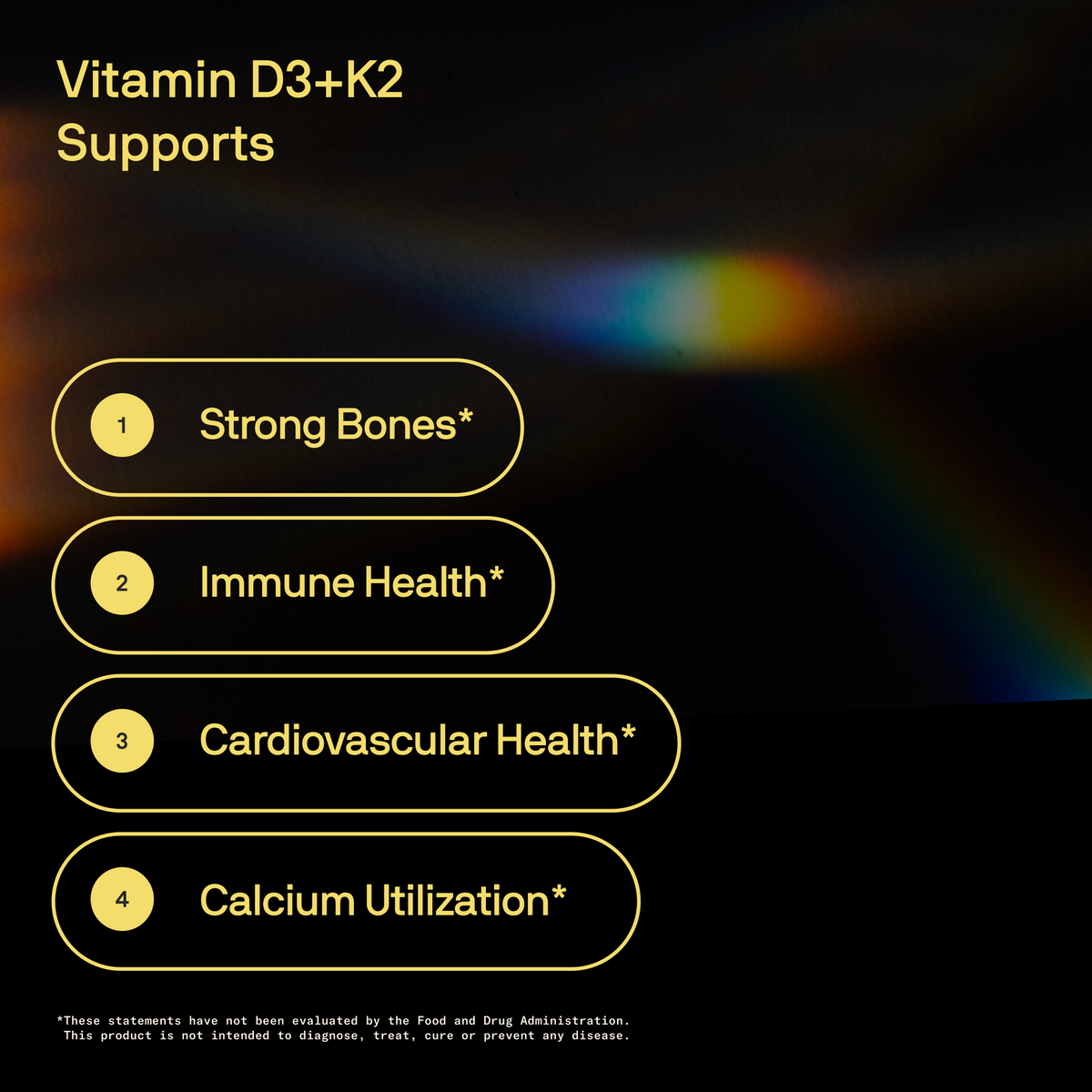 Vitamin D3 + K2